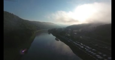 Sakson İsviçre, kayalar Lilienstein, kale Koenigstein