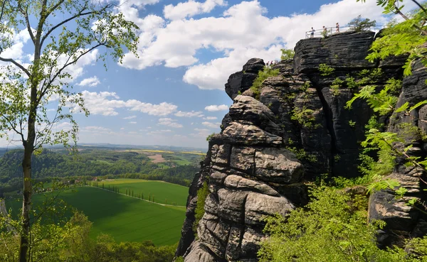 Lilienstein - Svizzera sassone, GERMANIA — Foto Stock