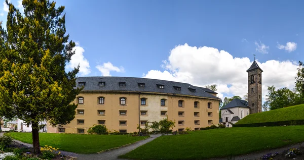 Ориентир из крепости Кенигштайн, Саксония — стоковое фото