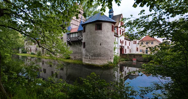 Wasserburg windischleuba Abend mittelalterlich — Stockfoto