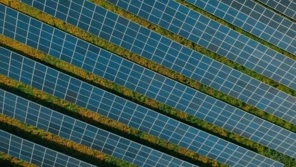 Solar energy sun electricity generator environment — Stock Video