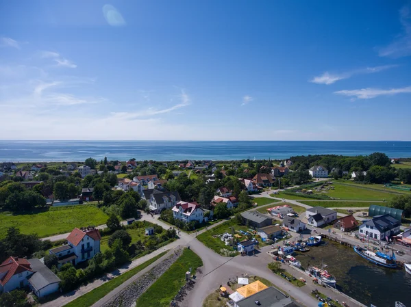 Vitte Hiddensee i Tyskland harbor island — Stockfoto