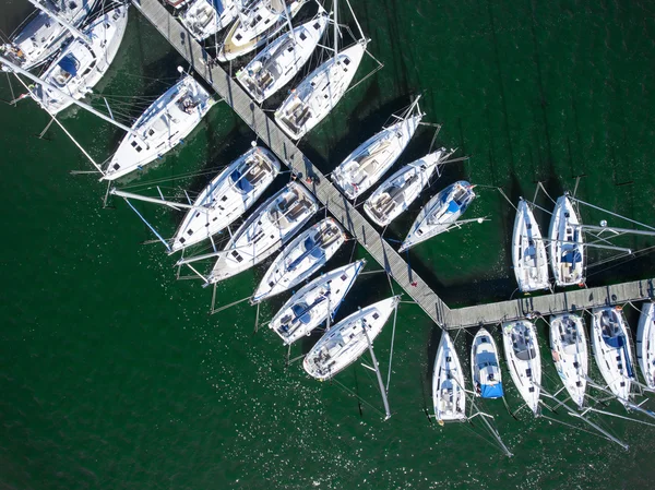 Porto di Breege sull'isola di Ruegen nel Mar Baltico — Foto Stock