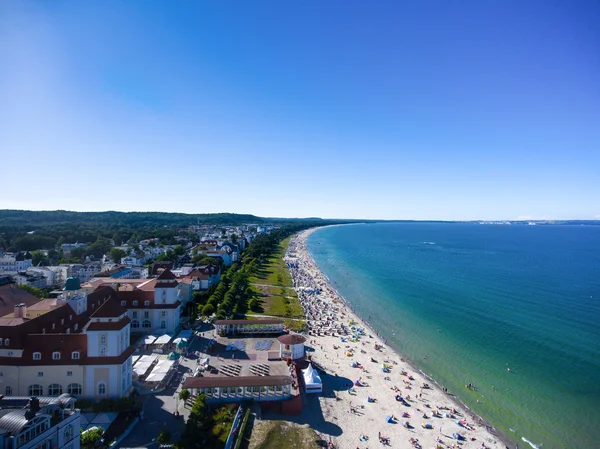 Beach Binz Adası şikayetler Almanya Mecklenburg havadan görünümü