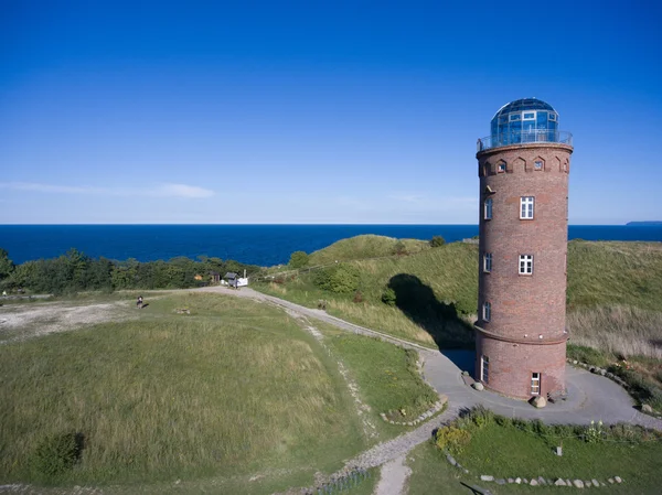 Farol em Kap Arkona, Ilha de Ruegen, Alemanha Peilturm — Fotografia de Stock