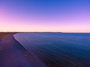Baltık Denizi juliusruh Adası şikayetler üzerine havadan görünümü