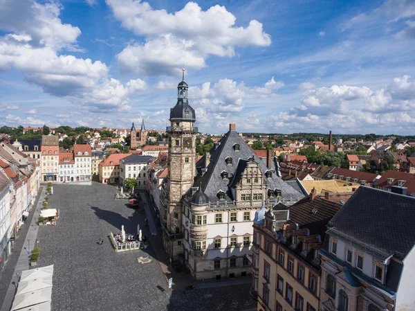 Rådhuset marknaden i Altenburg Thüringen — Stockfoto