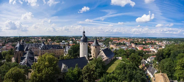 Vista aérea Altenburg Turingia Castillo casco antiguo medieval — Foto de Stock