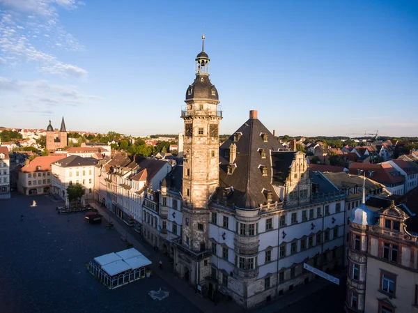 Mercado de ayuntamientos en Altenburg Turingia — Foto de Stock