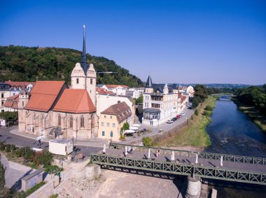 Gera untermhaus panorama köprü mimari yaz