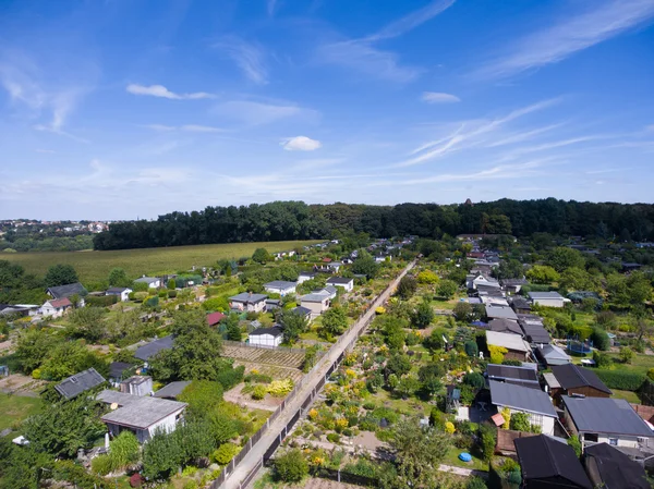 Beautiful view above the earth on landmark down. — Stock Photo, Image