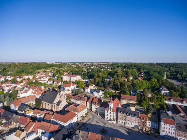 Aerial Visa staden schmoelln Thüringen Tyskland — Stockfoto