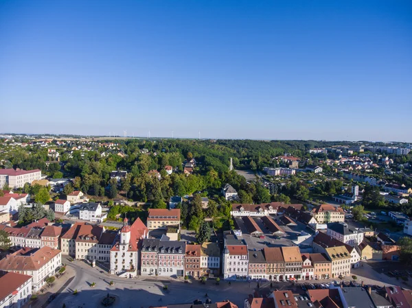 Vista aérea ciudad schmoelln thuringia germany —  Fotos de Stock