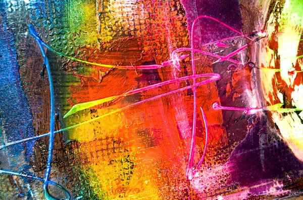 Soyut modern resim yapısı