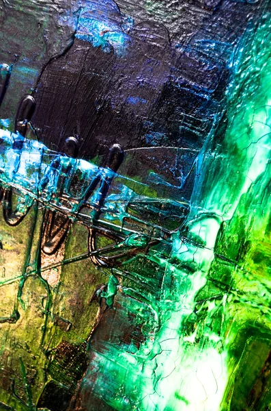 Soyut modern resim yapısı