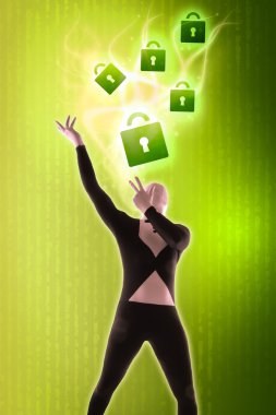 adam MIME mevcut güvenlik kilitleri