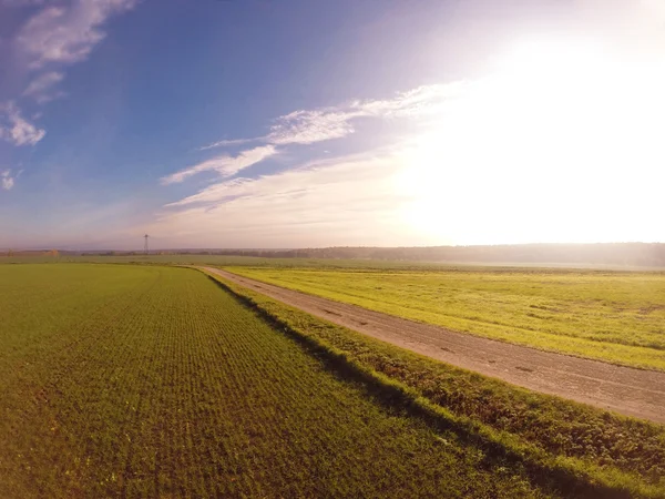 Fields landscape in autumn — Stock Photo, Image