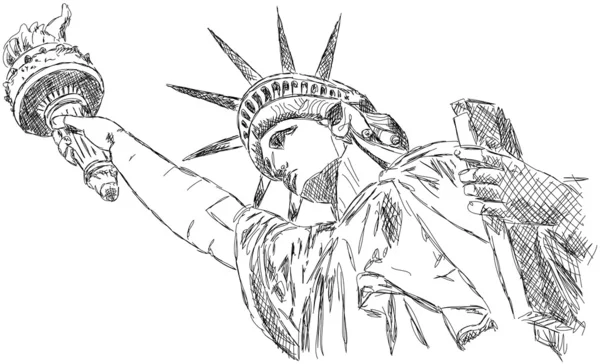 Statue de la Liberté de New York — Image vectorielle