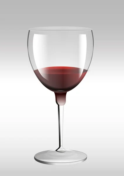 Verre verre à vin plein verre plein verre de vin — Image vectorielle