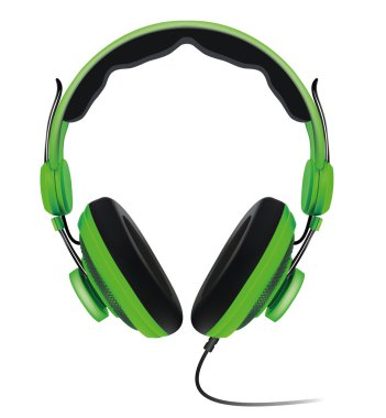 Müzik kulaklık yeşil