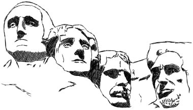 Rushmore Dağı başkanları ABD