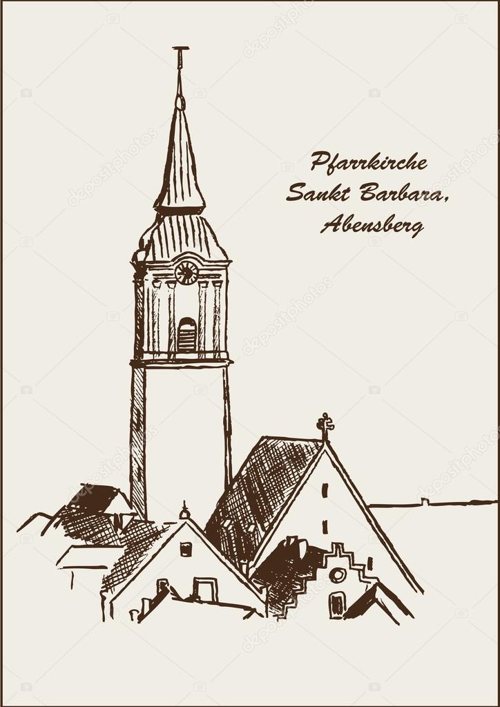 parish church  st. barbara abensberg