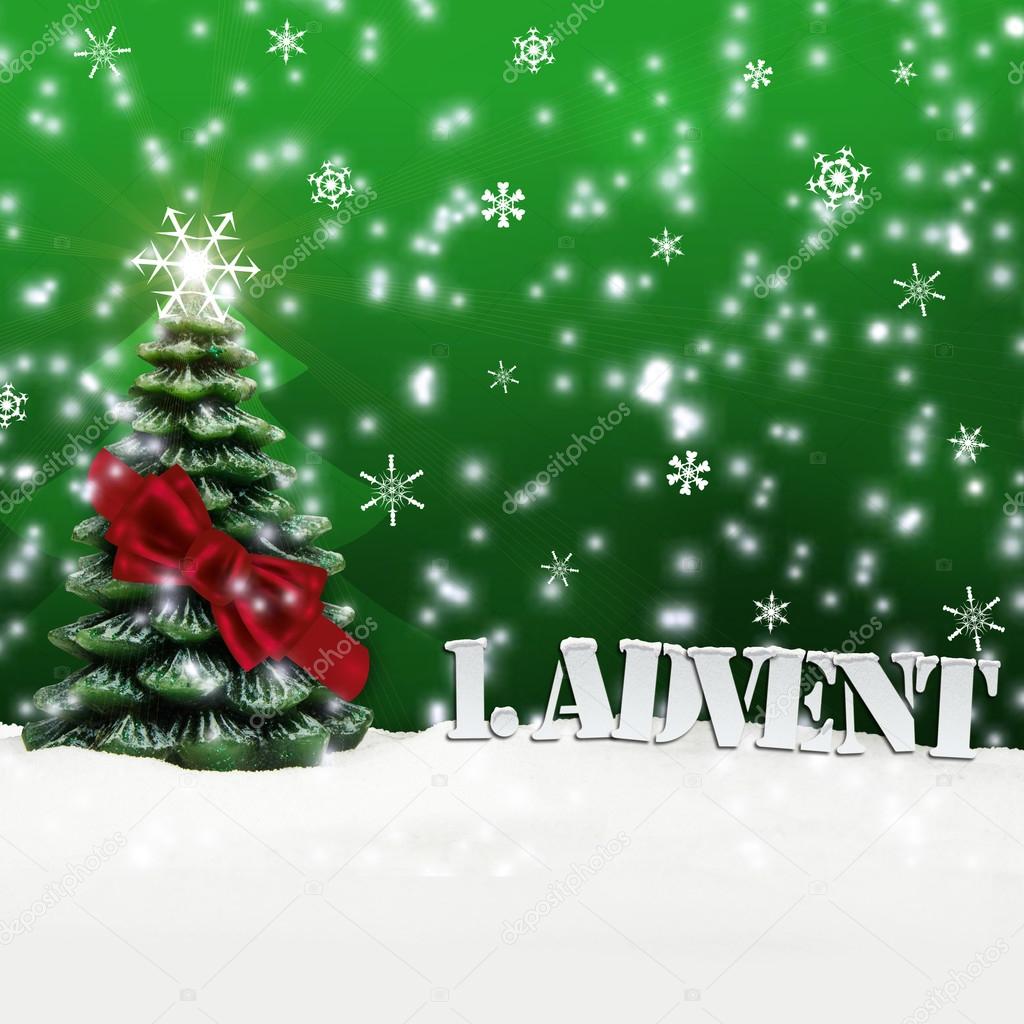 1. Advent - gifts - green - Snow