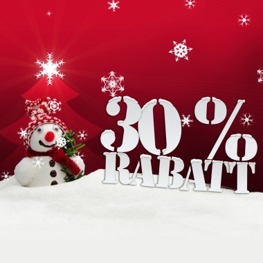 Noel Rabatt kardan adam yüzde 30 indirim