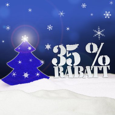 Noel ağacı Rabatt yüzde 35 indirim