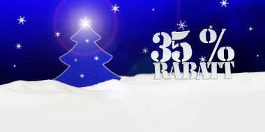 Noel ağacı Rabatt yüzde 35 indirim