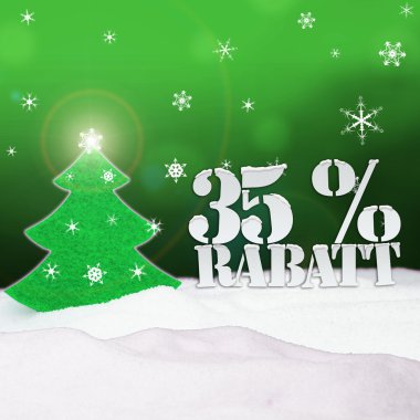 Noel ağacı Rabatt yüzde 35 indirim