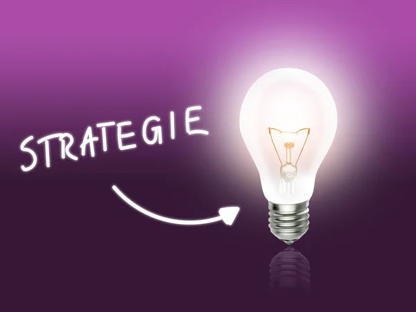 Strategie lamp Lamp-energielamp roze — Stockfoto