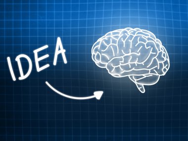 fikir beyin arka plan bilgi bilim blackboard mavi