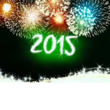 havai fişek 2015 mutlu yeni yıl