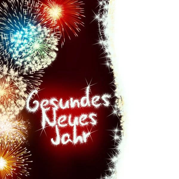 Gesundes Neues Jahr tyska gott nytt år — Stockfoto