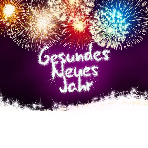 Gesundes Neues Jahr tyska gott nytt år — Stockfoto