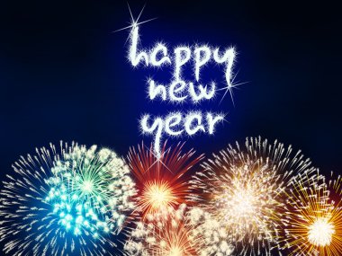 mutlu yeni yıl havai fişek havai fişek