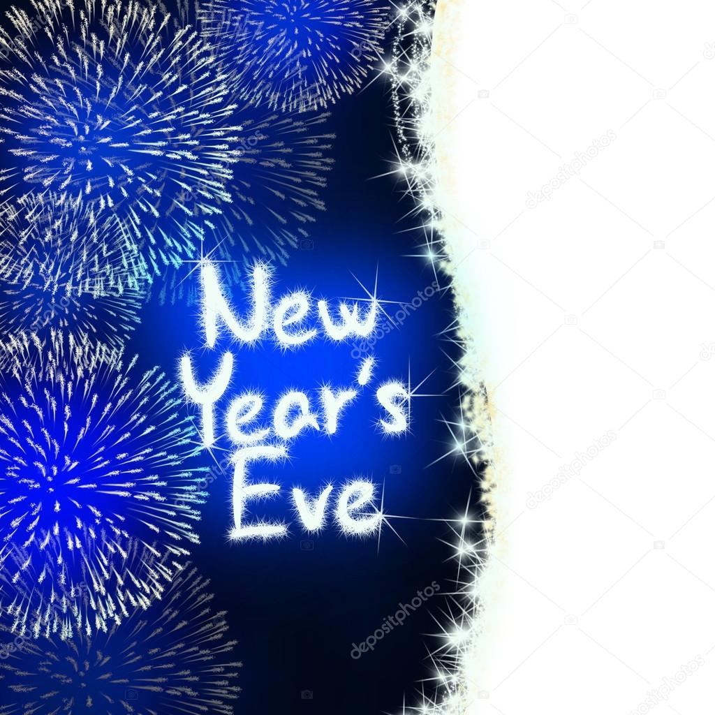 new years eve anniversary firework celebration party blue