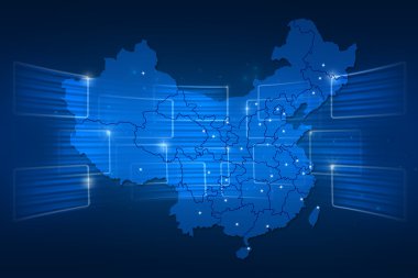 Çin dünya harita harita Haberler iletişim mavi