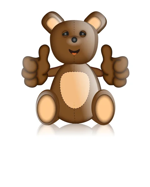 Toby Ted Teddy Toy znaků Cartoon — Stock fotografie