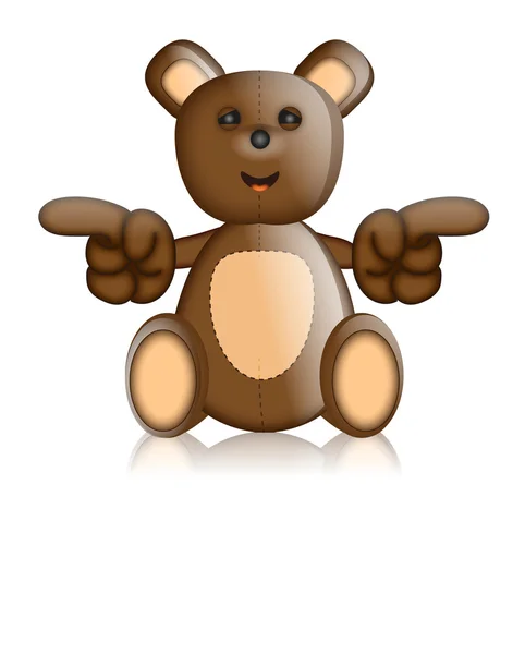 Toby Ted Teddy Toy znaků Cartoon — Stock fotografie