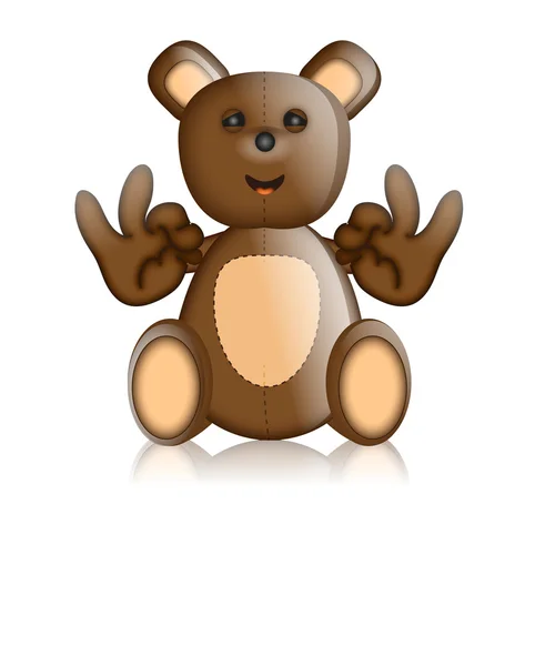 Toby Ted Teddy Toy Character Cartoon — Stock Photo, Image