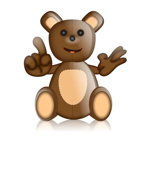 Toby Ted Teddy Toy znaků Cartoon — Stock fotografie