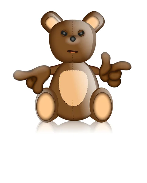 Toby Ted Teddy Toy znaků Cartoon — Stock fotografie