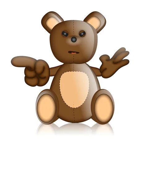 Toby Ted Teddy personaje de juguete de dibujos animados —  Fotos de Stock