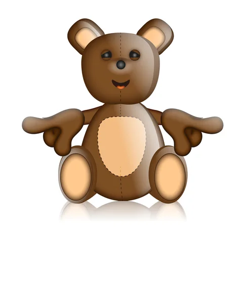 Toby Ted Teddy Toy znaků Cartoon — Stock fotografie