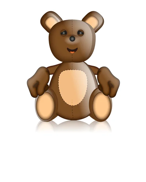 Toby Ted Teddy personagem de brinquedo Desenhos animados — Fotografia de Stock