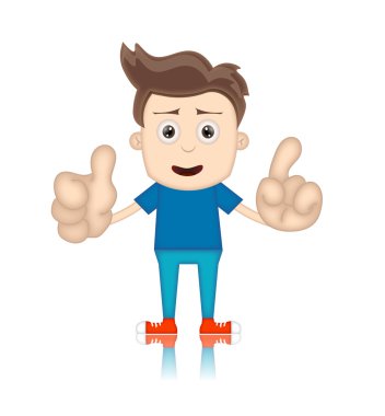 Ben çocuk çizgi film karakteri Toon adam