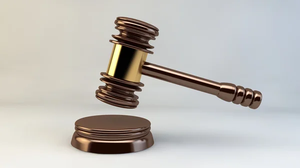 Gericht hammer richter justiz gesetz anwalt — Stockfoto