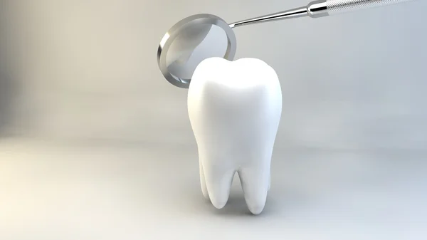 Diente molar dental Higiene dental Dentista 3D —  Fotos de Stock